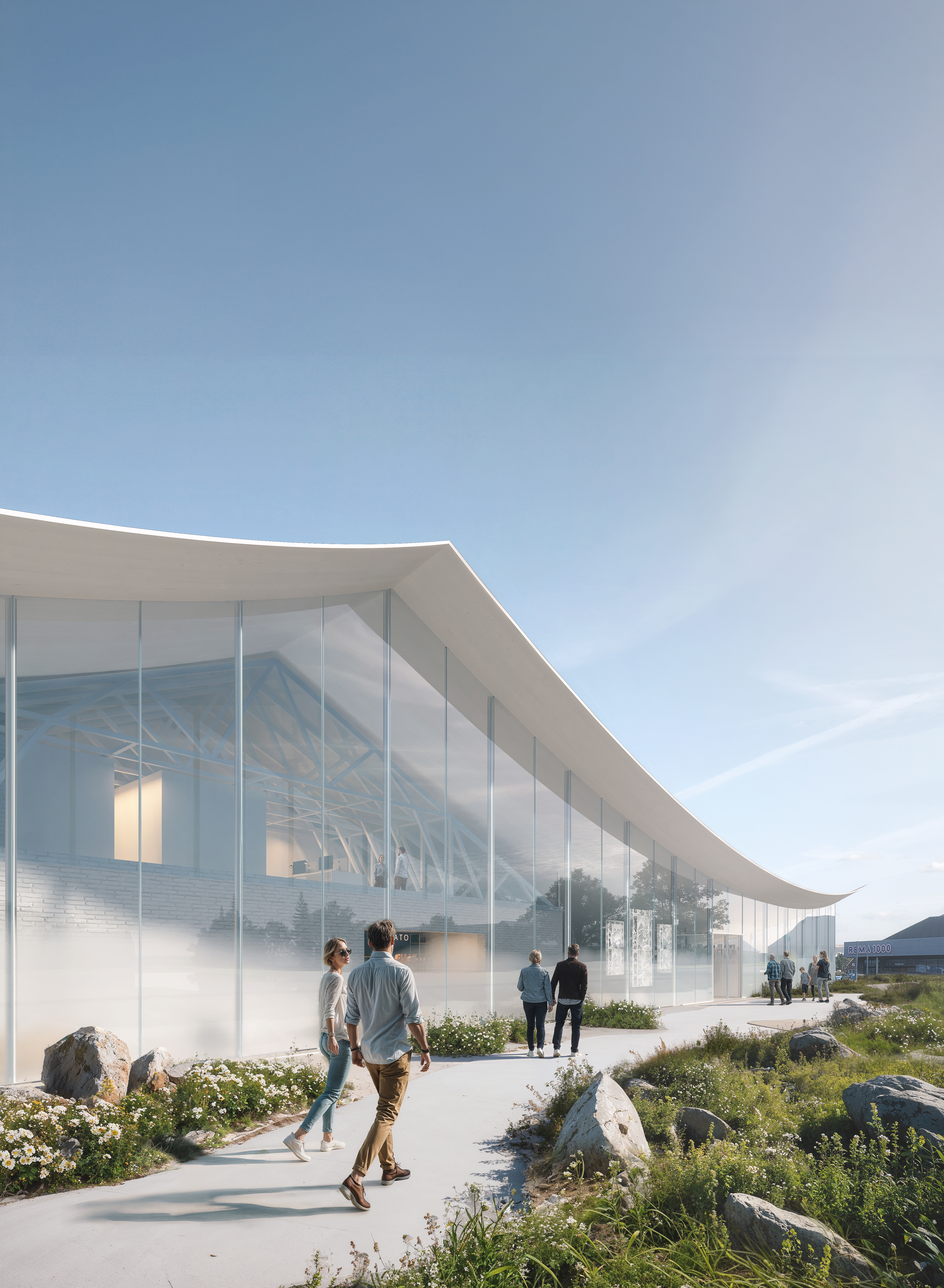 Museum For Papirkunst, BIG. Visualisering af Wizarch