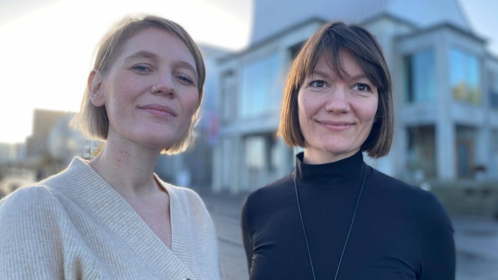 Foto af Line og Malene